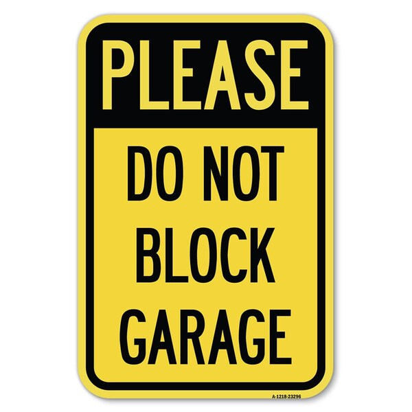 Safety Sign, 12 in Height, Aluminum, 18 in Length, 23296